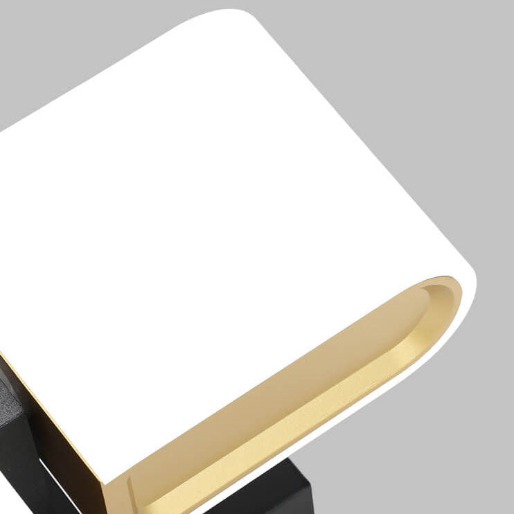 Modern Minimalist Round Zinc Alloy Rotatable LED Wall Sconce Lamp