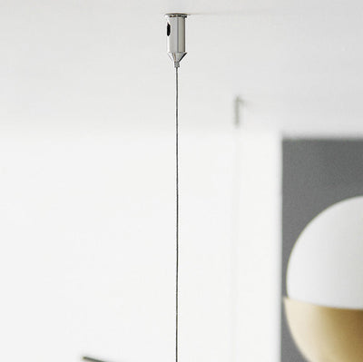 Moderne Mid-Century Fer Linéaire Verre Bulle Abat-jour 3/9-Lumière Îlot Lustre Pour Salle à Manger 