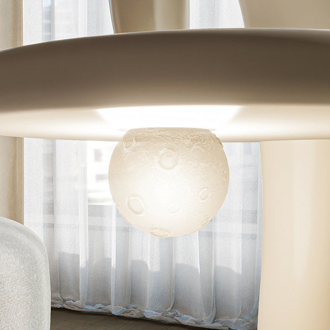 Contemporary Creative Dolphin Round Square Artificial Marble Fiberglass End Table 1-Tray For Living Room