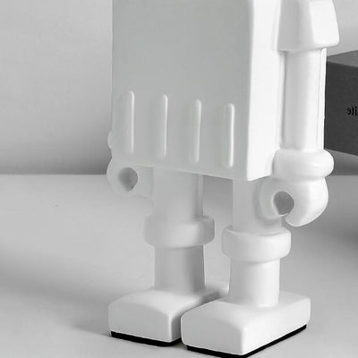 Lampe de table en résine Art Déco moderne Robot 1 lumière à cire fondante pour chambre 