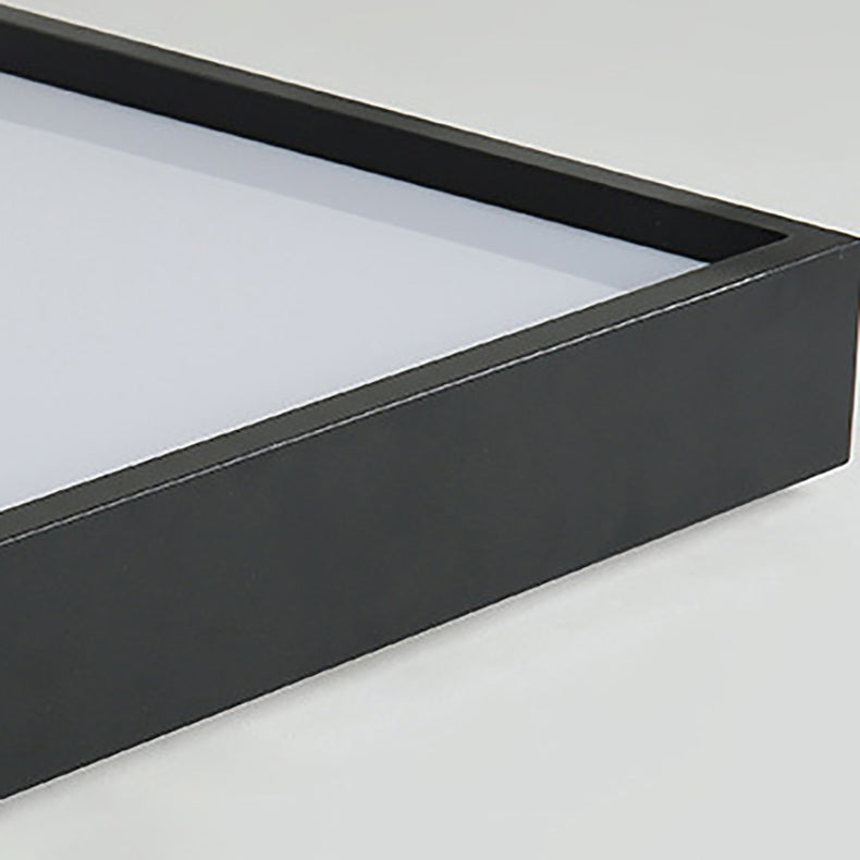 Zeitgenössische nordische quadratische Eisen-Acryl-LED-Deckenleuchte für Wohnzimmer 