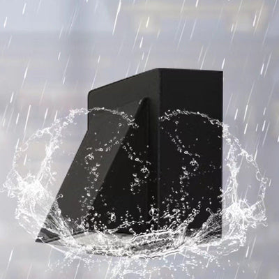 Lampe murale LED extérieure en aluminium rectangulaire triangulaire imperméable à la simplicité moderne pour le jardin 