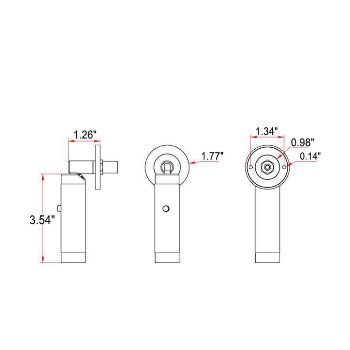 Minimalist Cylinder Rotatable Switch LED Wall Sconce Lamp