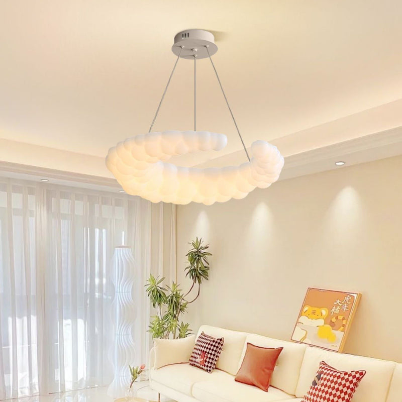 Lámpara colgante LED de hierro minimalista moderna para dormitorio 