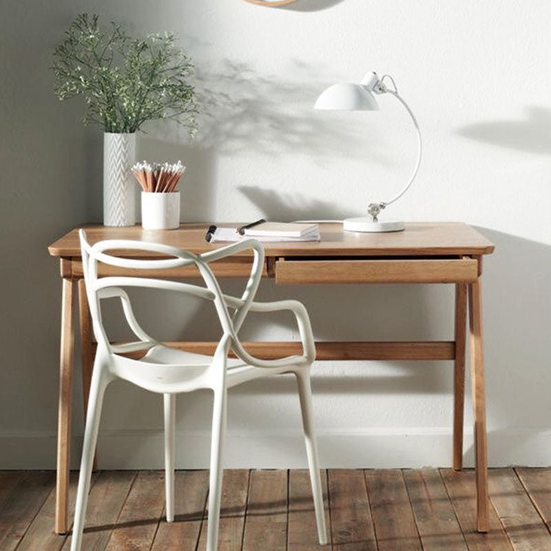 Contemporary Creative Curved Frame PC Plastic Dining Chair Backrest Armrest For Dining Room