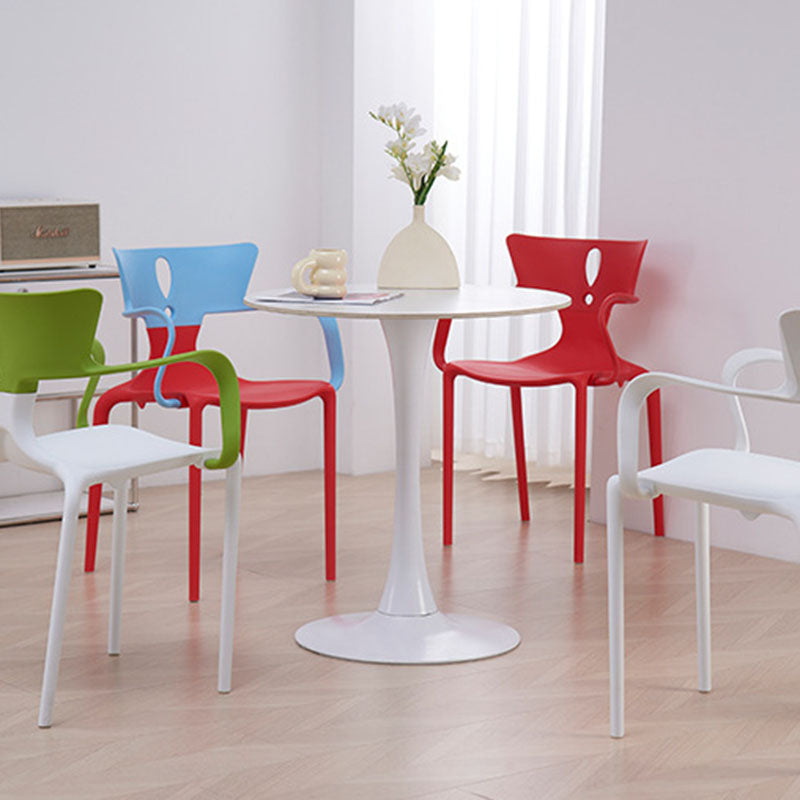 Chaise de salle à manger contemporaine scandinave PP carré point d&