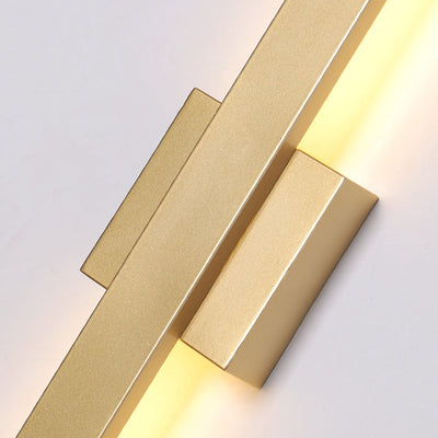 Moderne minimalistische lange Streifen Eisen Acryl LED Wandleuchte Lampe für Wohnzimmer 