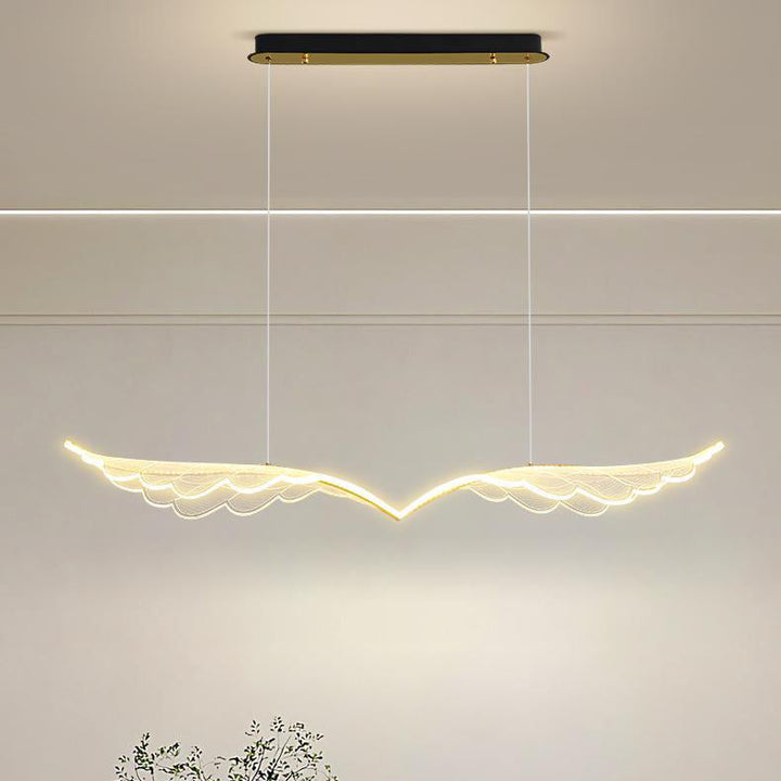 Lustre suspendu contemporain créatif avec aile d&