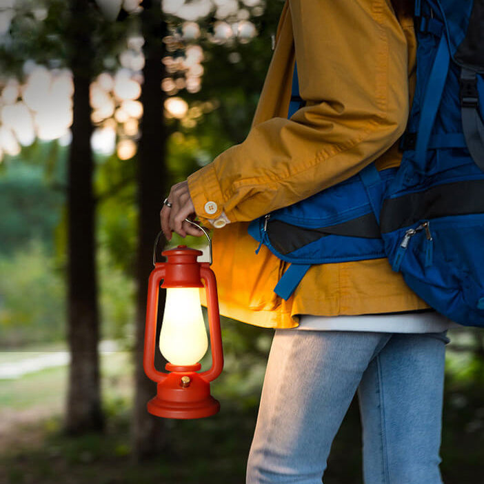 Modern Simplicity Metal Square Circle LED Outdoor Light For Camping