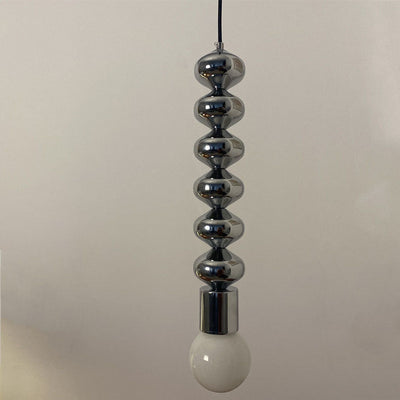 Simplicité Contemporaine Fer Gourde Suspension 1-Lumière Pour Salon 