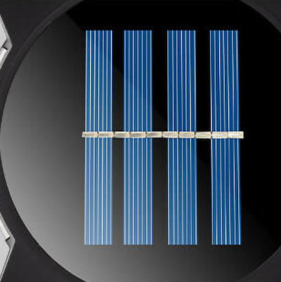 Außen Solar achteckige runde ABS LED Wandleuchte 