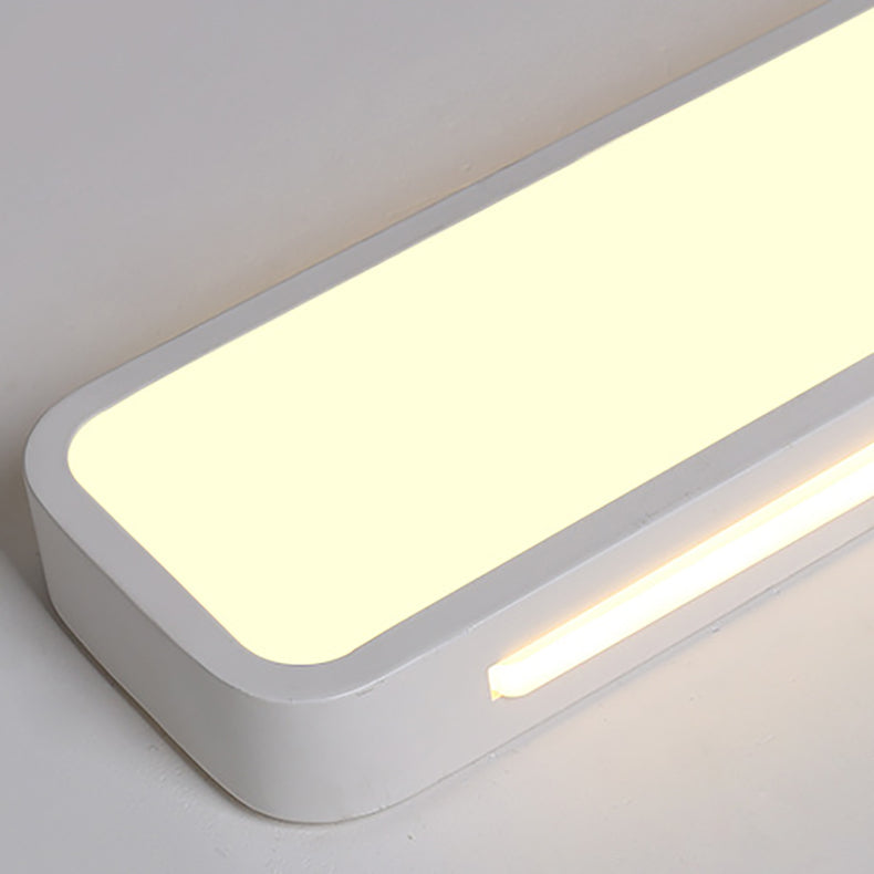 Moderne unbedeutende Rechteck-Eisen-Acryl-LED-Unterputz-Deckenleuchte für Schlafzimmer 
