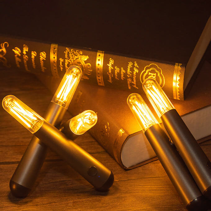 Moderner minimalistischer PC-Stick tragbare USB einstellbare Lade-LED-Tischlampe 