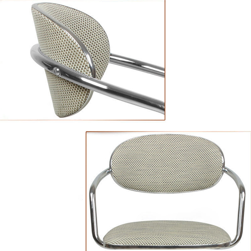 Contemporary Scandinavian Half Round PVC Wicker Plywood Iron Bar Stool Backrest For Dining Room