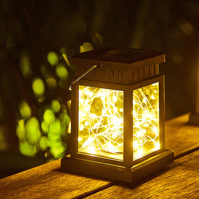 Modernes unbedeutendes wasserdichtes quadratisches Solar-ABS-LED-Außenlicht für den Garten