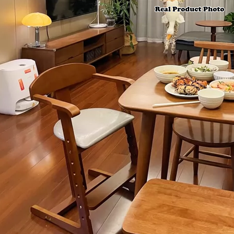 Chaise de salle à manger pour enfants en bois d&