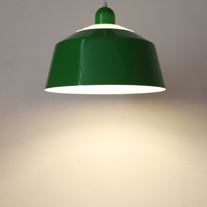 Contemporary Scandinavian Creative Geometric Dome Iron 1-Light Pendant Light For Dining Room