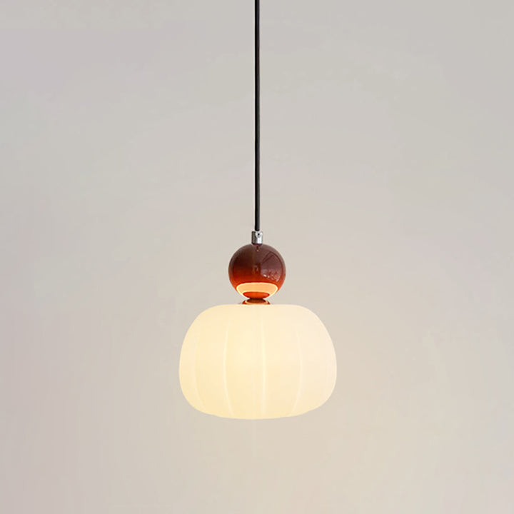 Lampe suspendue moderne minimaliste ronde en fer et acrylique avec 1 lumière pour salon 