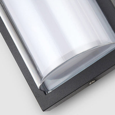 Moderne minimalistische Vanity Thin Tube PC LED-Wandleuchte