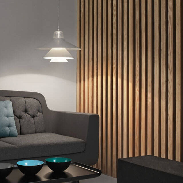 Nordic Minimalist Multi-Layer Cone Glass Hardware 1-Light Pendant Light