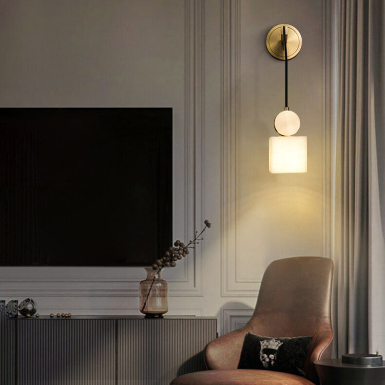 Moderne minimalistische drehbare LED-Wandleuchte