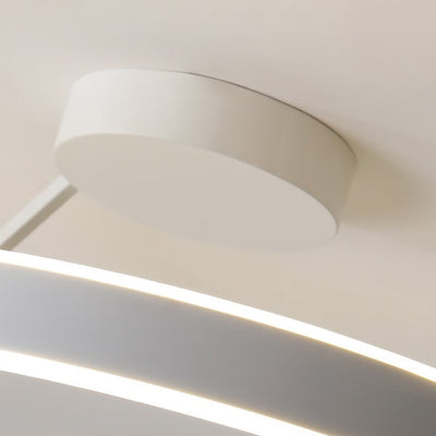 ضوء سقف LED مستدير من الألمنيوم الأكريليكي بتصميم حديث بسيط لغرفة النوم 