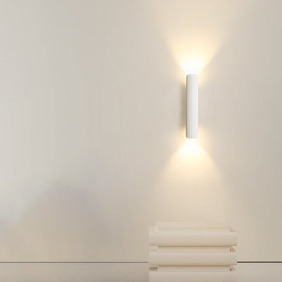 Moderne Nordic Eisen Aluminium Zylinder Streifen LED Wand Leuchte Lampe Für Nacht 