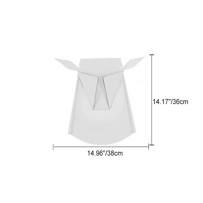 Lampe murale LED créative contemporaine en forme de tête de taureau en fer pour chambre à coucher 