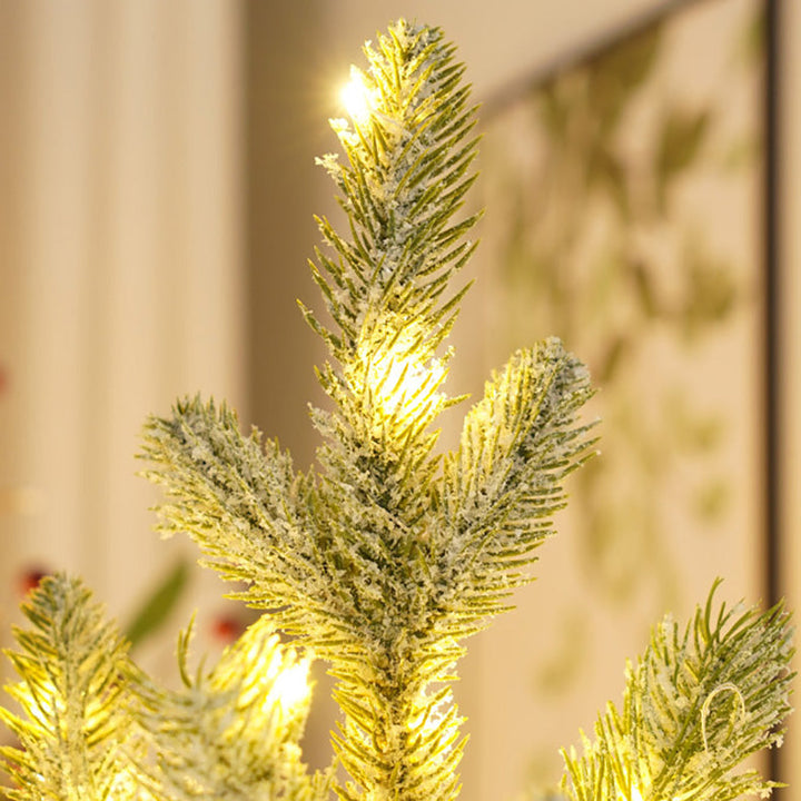 Moderne Art Deco Kiefer Nadel Baum PVC LED Tisch Lampe Für Schlafzimmer 