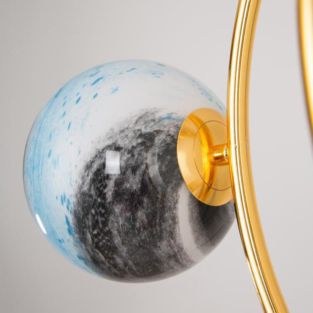 Contemporary Creative Glass Balls 7-Light Chandelier For Bedroom