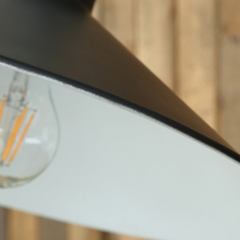 Zeitgenössische Retro wasserdichte Eisen Runde 1-Licht Wandleuchte Lampe für Garten 