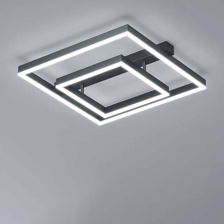 Lumière de plafond LED encastrée moderne minimaliste géométrique carré cercle ligne en aluminium pour salon 