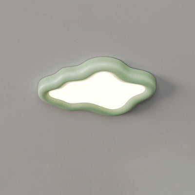 Plafonnier LED en fer nuage minimaliste moderne pour salon 