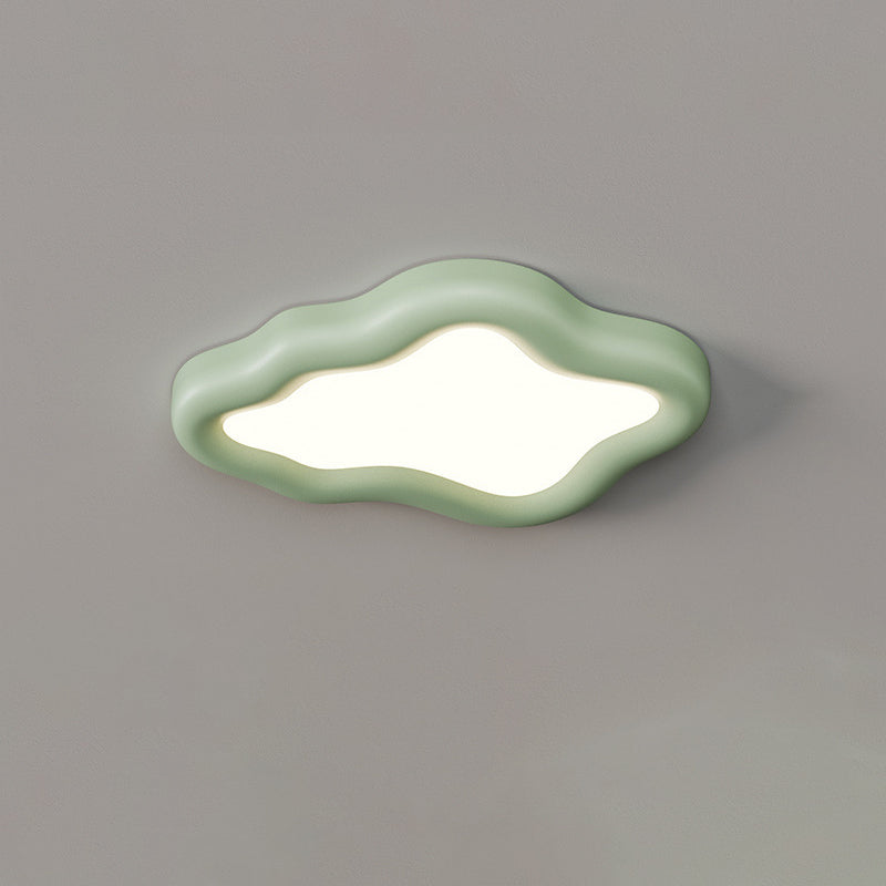 Plafonnier LED en fer nuage minimaliste moderne pour salon 