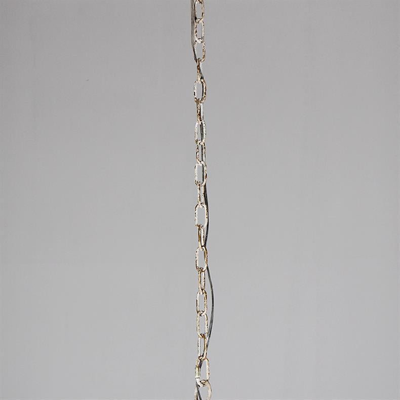 Chandelier hexagonal en fer à 6 lumières avec poutre en bois sculptée blanche rustique traditionnelle pour salon 