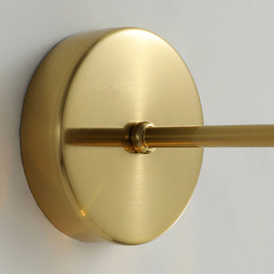 Contemporary Scandinavian Round Ball Iron Glass 1-Light Wall Sconce Lamp For Bedroom