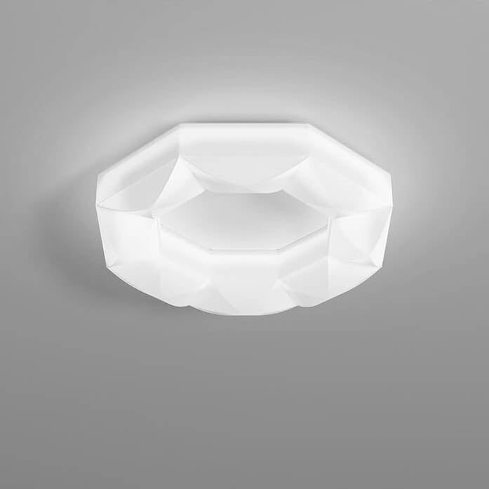 Nordic Kreative Weiß Polygon Schmiedeeisen LED Deckenleuchte 