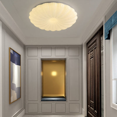 Modern Minimalist Shell Acrylic LED Flush Mount Ceiling Light