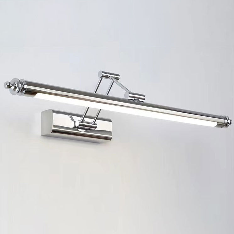 Lumière murale moderne minimaliste cylindrique pliable en acier inoxydable PC LED pour salle de bain 