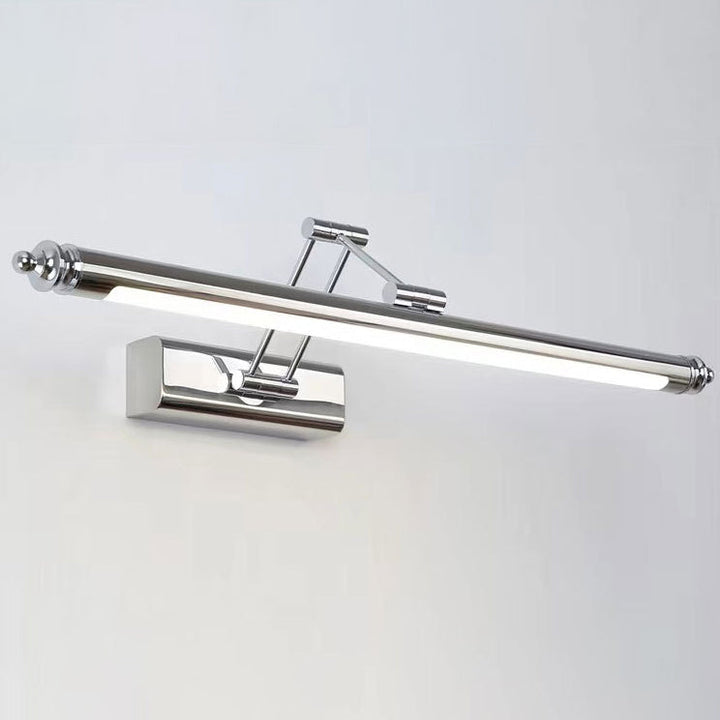Lumière murale moderne minimaliste cylindrique pliable en acier inoxydable PC LED pour salle de bain 