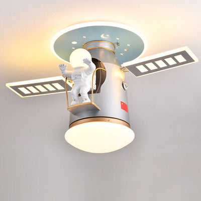 ضوء سقف للأطفال بتصميم بسيط ومبدع على شكل رائد فضاء LED 