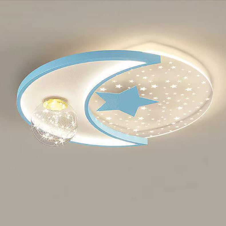 Zeitgenössische kreative Acryl Sternenhimmel LED Unterputz Deckenleuchte für Wohnzimmer 