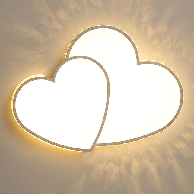 Plafonnier LED en cristal acrylique et fer minimaliste moderne pour chambre à coucher 