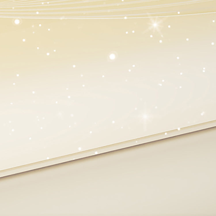 Moderne minimalistische Creme Rechteck Eisen PVC LED Unterputz Deckenleuchte für Wohnzimmer 