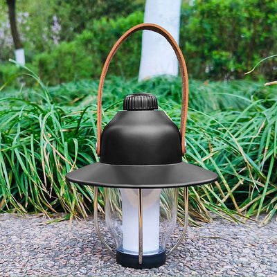 Modern Simplicity Metal Plastic Round LED Outdoor Light For Camping