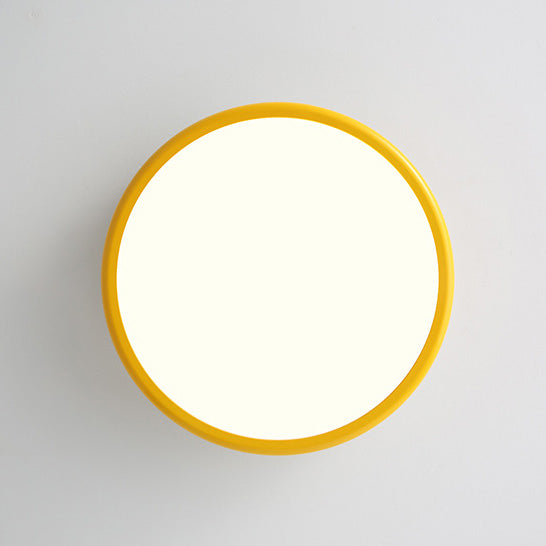 Zeitgenössische kreative Eisen Acryl Runde Hamburger LED Unterputz Deckenleuchte für Schlafzimmer 
