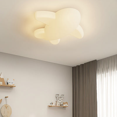 Moderne minimalistische Cartoon Flugzeug Eisen Acryl LED Unterputz Deckenleuchte für Schlafzimmer 