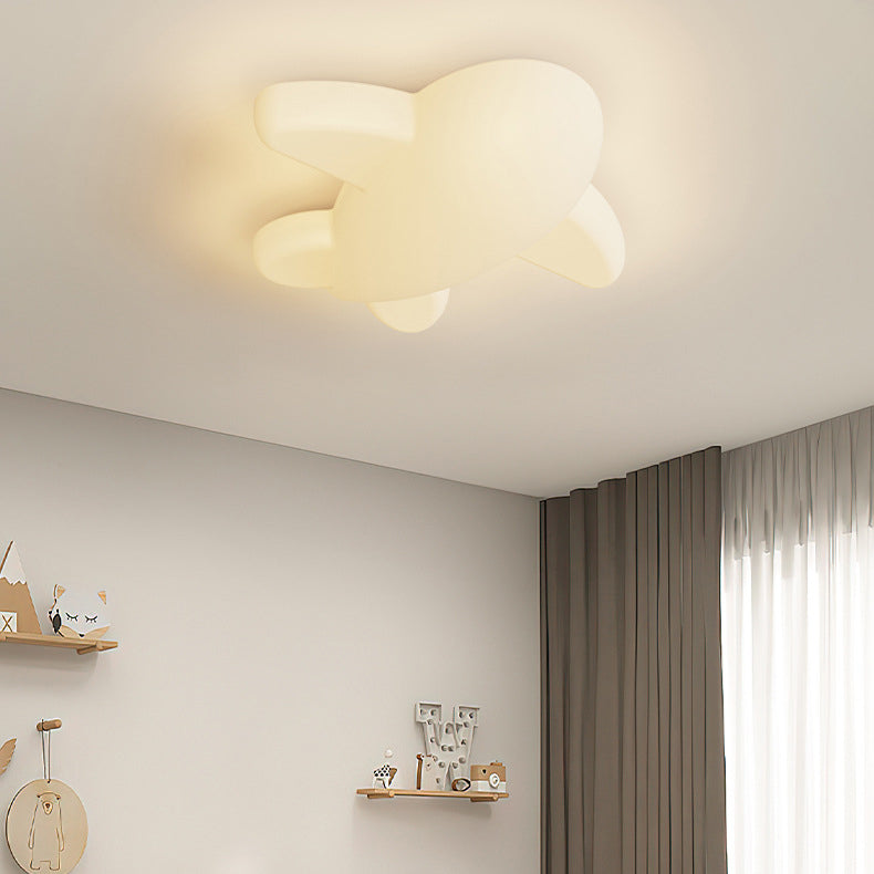 Moderne minimalistische Cartoon Flugzeug Eisen Acryl LED Unterputz Deckenleuchte für Schlafzimmer 
