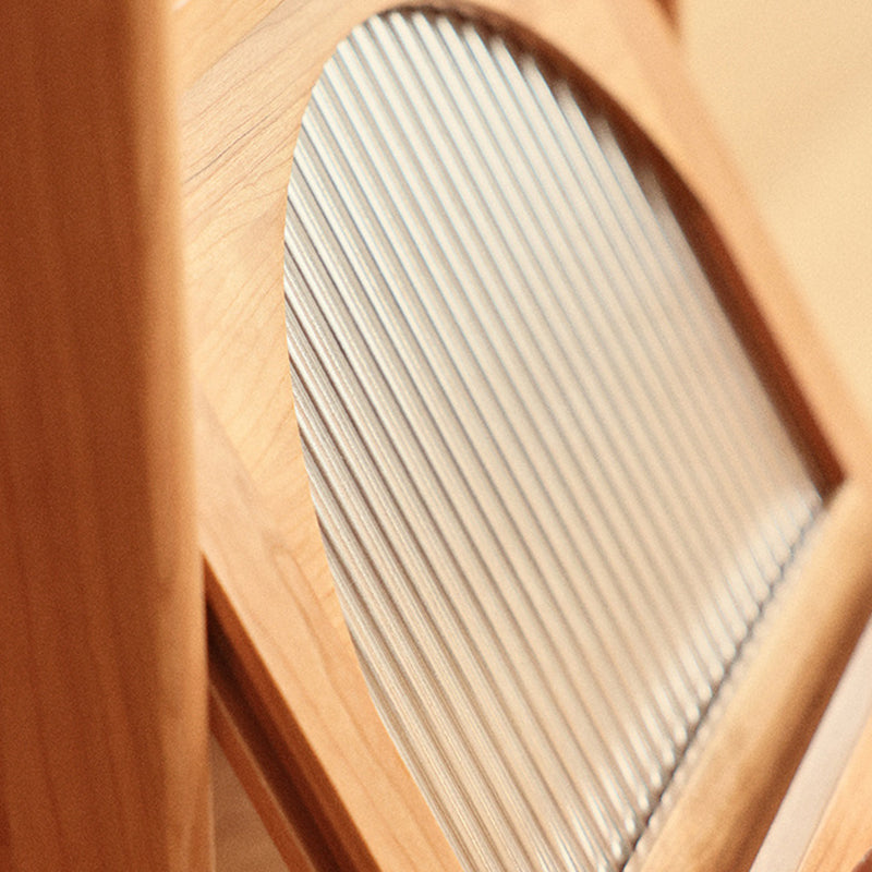 Table de nuit cube en bois massif rétro contemporain avec 1 tiroir pour chambre à coucher 
