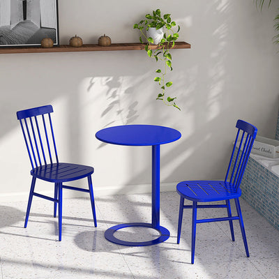Moderner minimalistischer runder Metall-Beistelltisch für das Wohnzimmer 